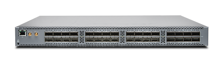 Juniper QFX5110-32Q - 32×40GbE & 4×100GbE QSFP28 Spine Switch, 1U, AC/DC, AFI/AFO Airflow Juniper QFX5110-32Q - 32×40GbE & 4×100GbE QSFP28 Spine Switch, 1U, AC/DC, AFI/AFO Airflow